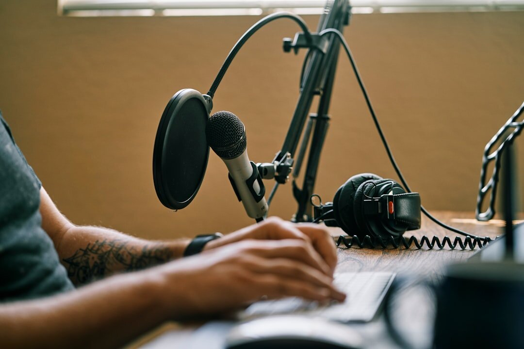 home podcast studio setup