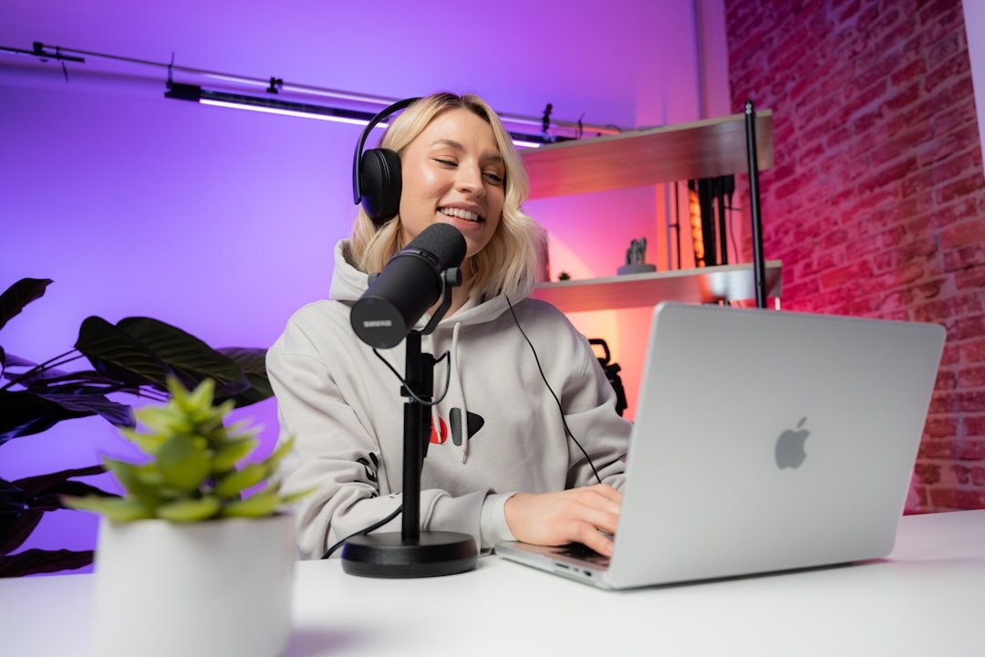 listener enjoying podcast
